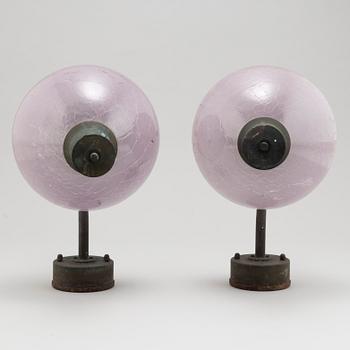 Hans-Agne Jakobsson, a pair of modell S1591 wall-lights by Hans-Agne Jakobsson AB, mid 20th Century.