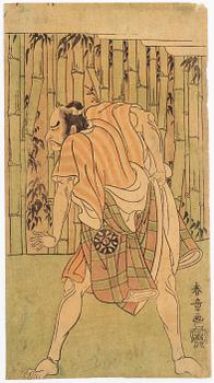 Katsukawa Shunchō, a woodblock print in colours, late 18th Century.