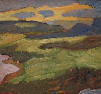 Helmer Osslund, Landscape from the north of Sweden.