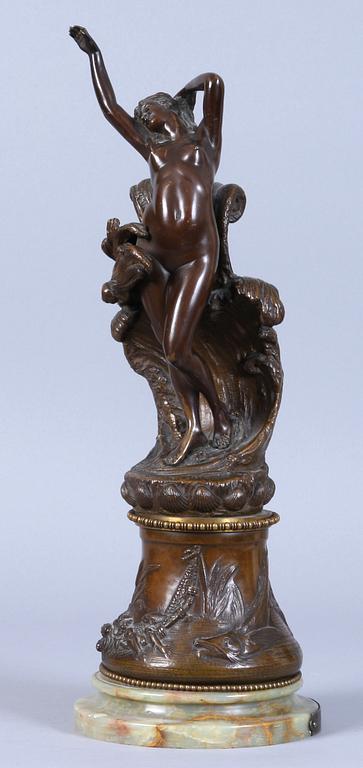 EUGÈNE BARILLOT, efter, skulptur, "La Vague".