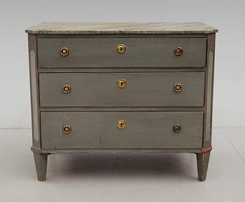 BYRÅ, gustaviansk stil, 1800-tal.