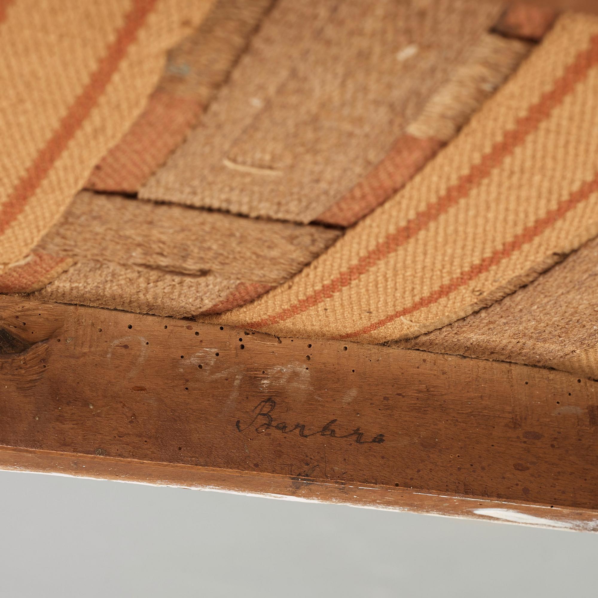 BANKETTER, ett par snarlika, Sengustavianska, omkring år 1800.