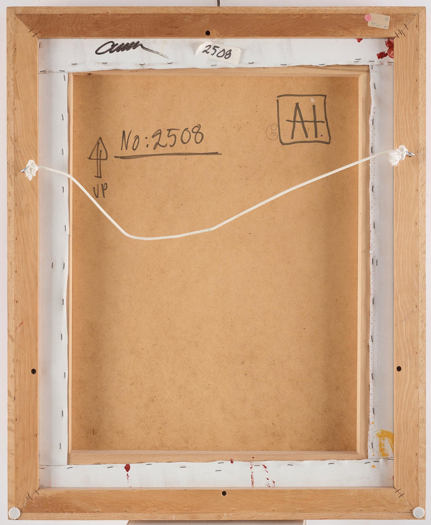 Arman (Armand Pierre Fernandez), "Monochrome Accumulation no: 2508".