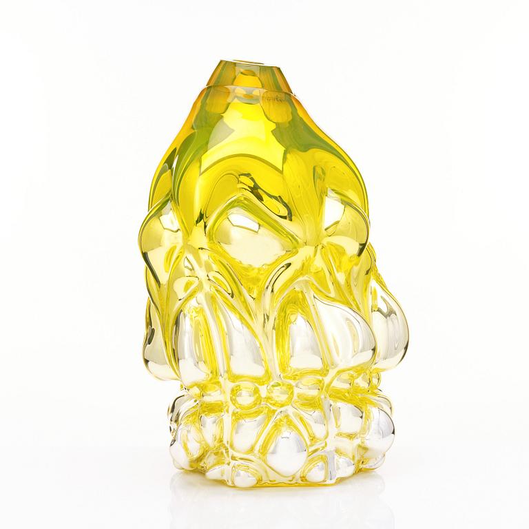Hanna Hansdotter, skulptur, 'Stucco Print", ed. 6/13, The Glass Factory, Boda glasbruk, 2019.