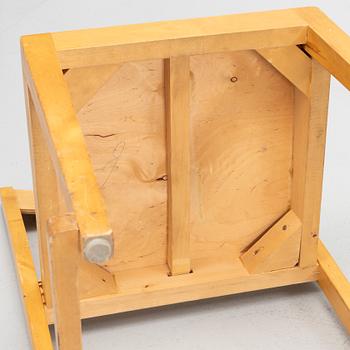 Sven Markelius, a set of six birch 'Orkesterstolen' chairs, mid 20th Century.