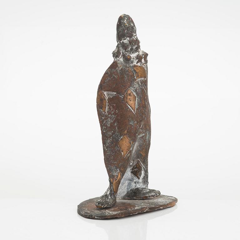 Kaarina Tarkka, a bronze sculpture, signed and dated 1984.