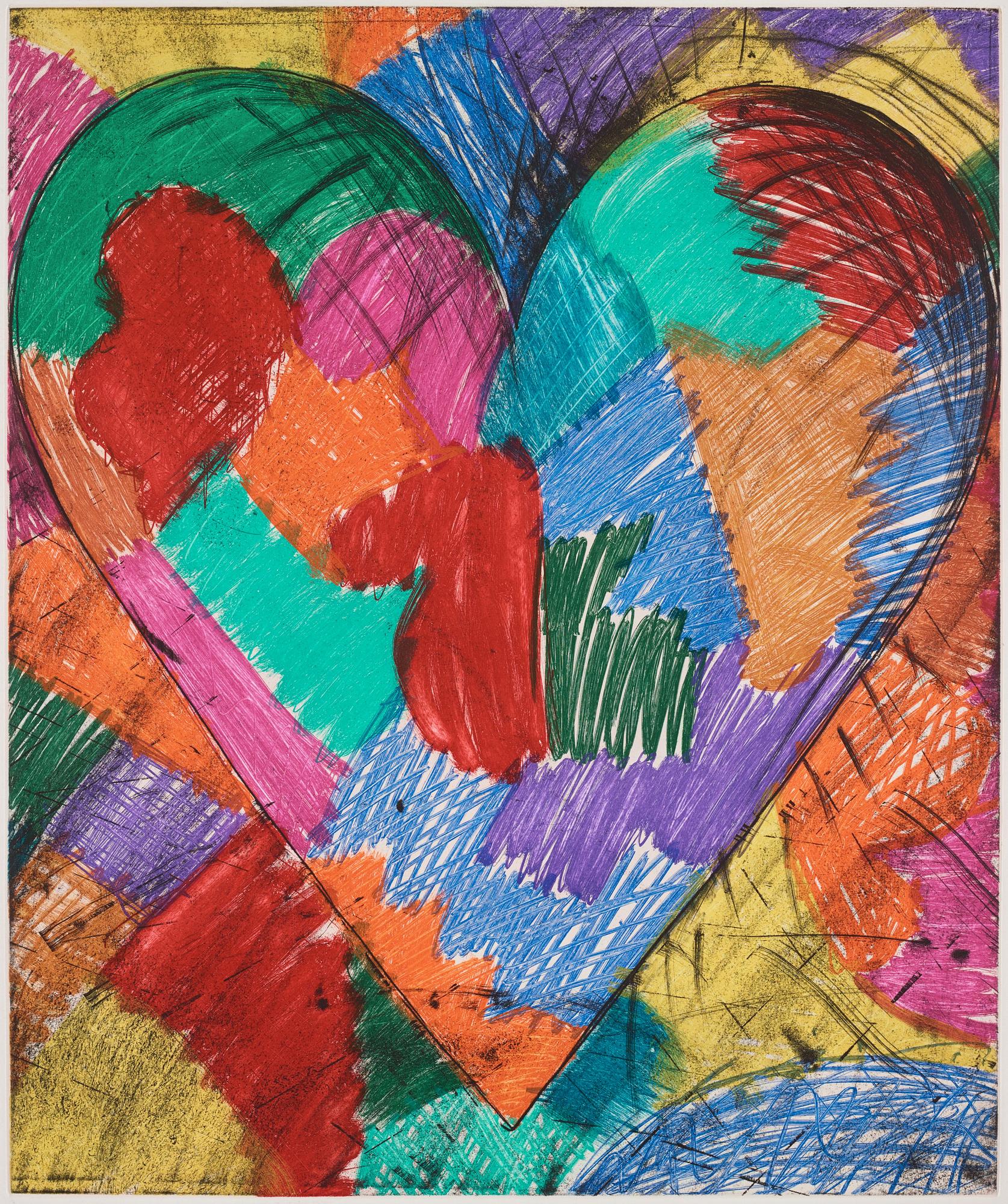 Jim Dine, "A Heart Called Paris Spring".