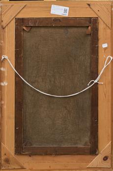 OKÄND KONSTNÄR, olja på duk, 1800-talets andra hälft. Bär signatur.