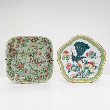 Skålar, 2 st, porslin, Kina 1800-tal.