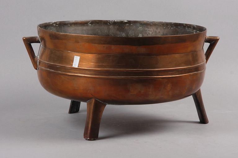 GRYTA, mässing, 1800-tal.