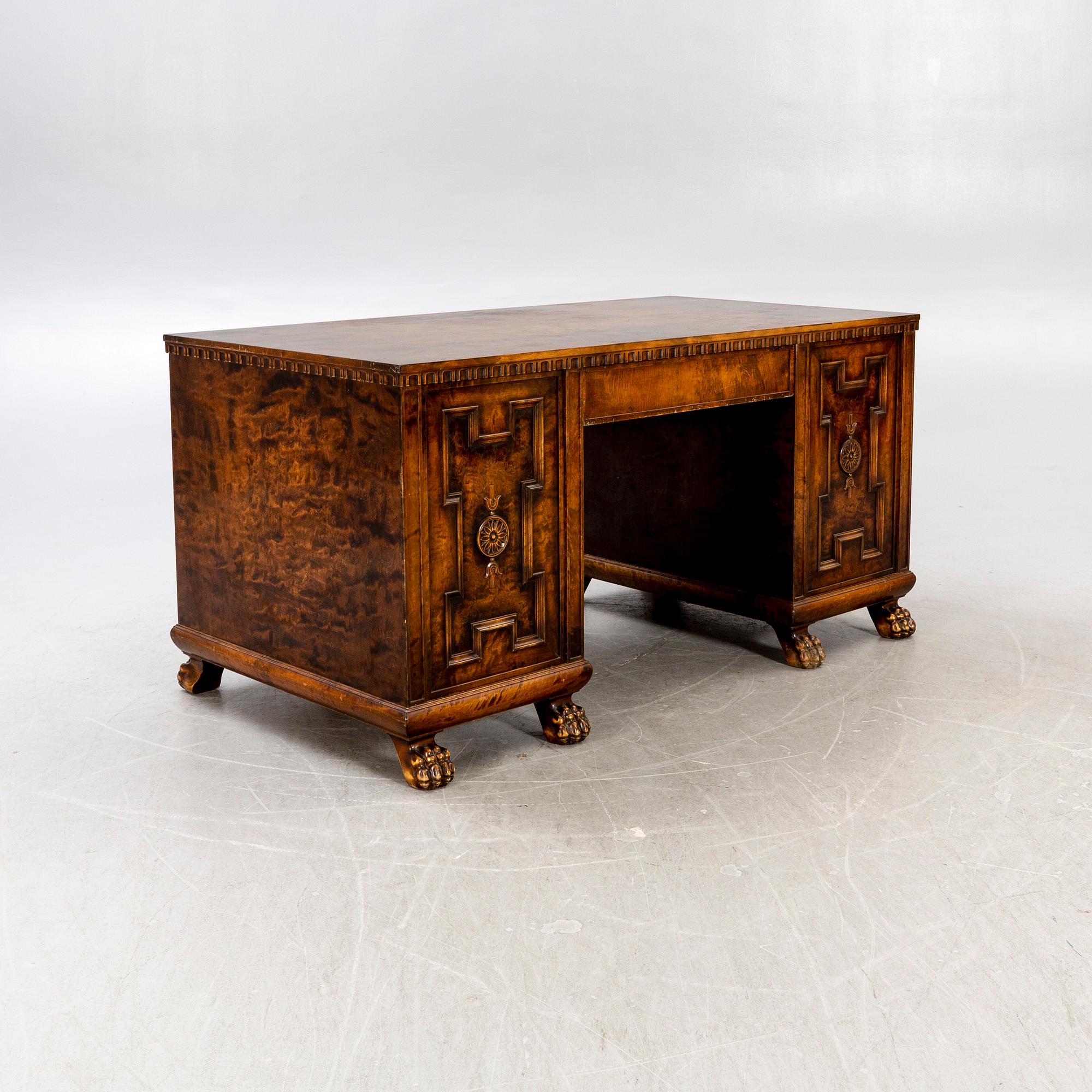 A possibly Axel Einar Hjort 1920s birch desk.