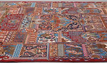 A carpet, Kashmar, ca 380 x 295 cm.