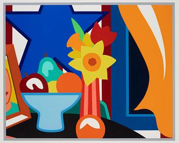 898A. Tom Wesselmann, "Still Life with Blowing Curtain (Yellow)".