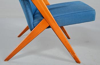 FÅTÖLJER, ett par, 1900-talets andra hälft.