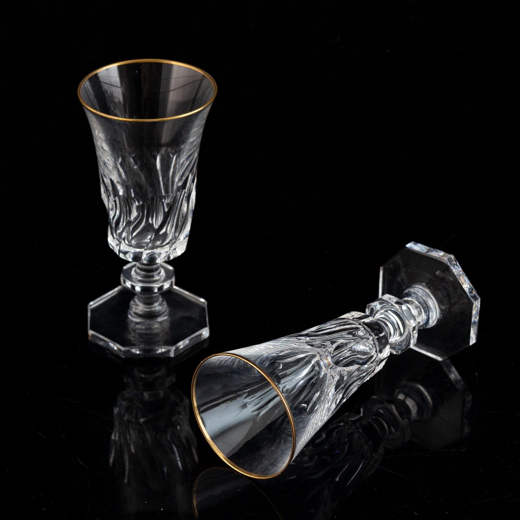 Elis Bergh, glasservice, 121 delar, "Ulriksdal", Kosta, 1900-tal.