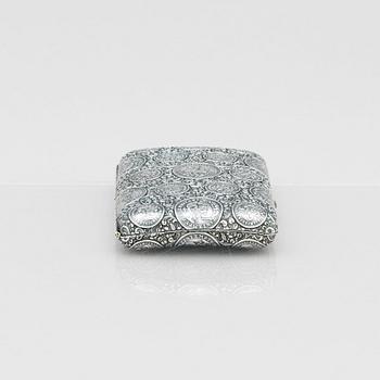 Georg Adam Scheid, cigarettetui, silver, Wien, Österrike-Ungern (1882-1921).