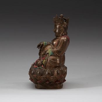 A bronze Budai, Qing dynasty, presumably 18th century.