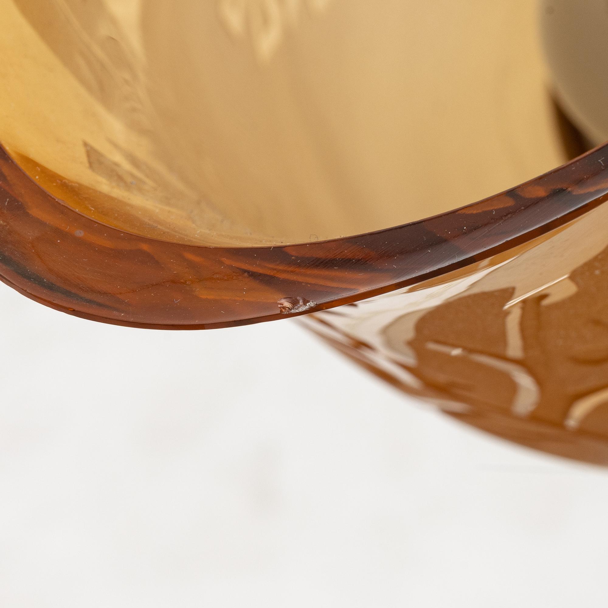 Taklampa, Swedish Modern, Glössner, 1940/50-tal.