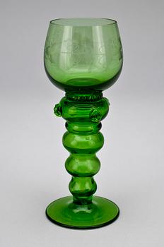 REMMARE, 11 st, glas, etikettmärkta Theresienthal, Germany, 1900-tal.