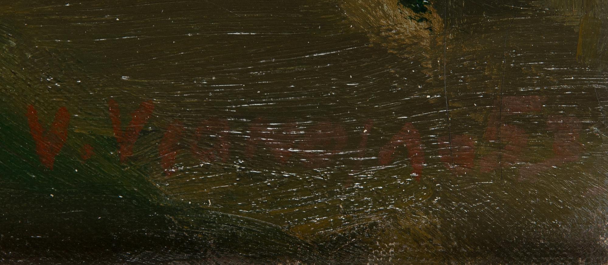 Veikko Vionoja, oil on canvas, signed and dated -53.
