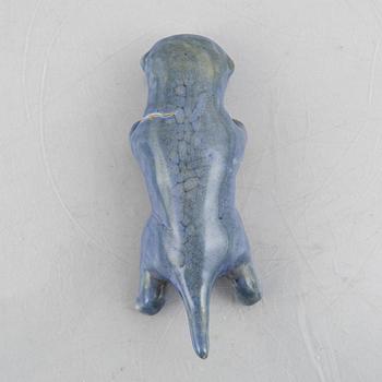 Ulla Kraitz, two stoneware sculptures, own studio, Fogdarp.