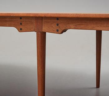 Finn Juhl, a unique conference table by Bovirke, Denmark, 1950's.
