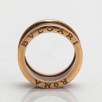 Bulgari, ring, "B.zero1", 18K roséguld och bronskeramik.