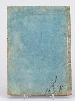 BOK, med träsnitt, Japan, 1800-tal.