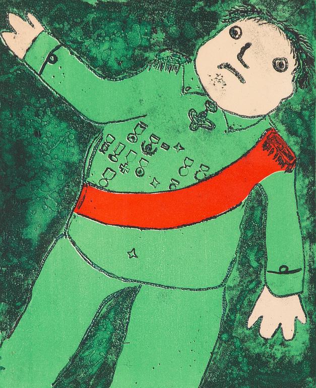 Enrico Baj, "Constant d'Aubigné, Baron de Surineau".