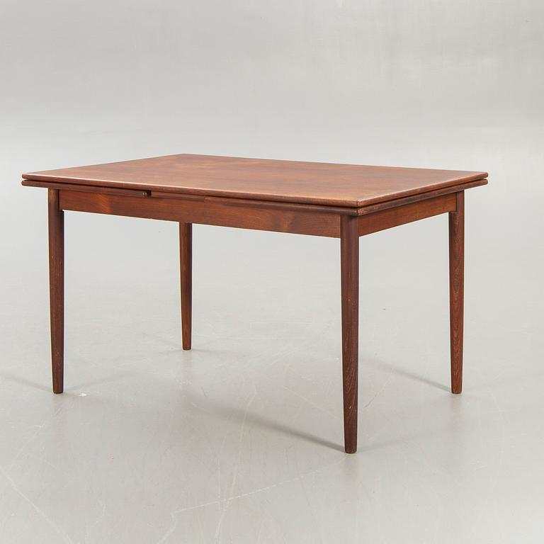 Matbord, teak, Holländskt utdrag, Danmark, 1960-tal.