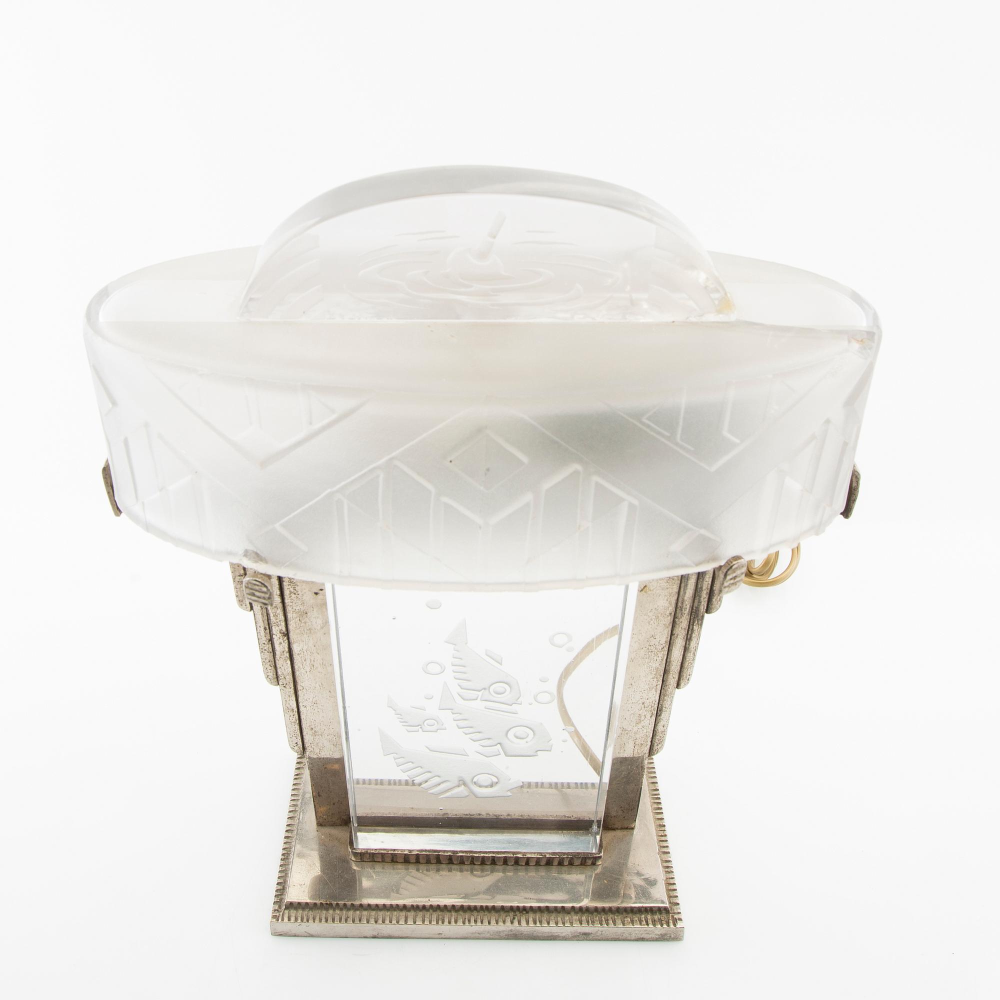 Table lamp, Art Deco early 20th century.