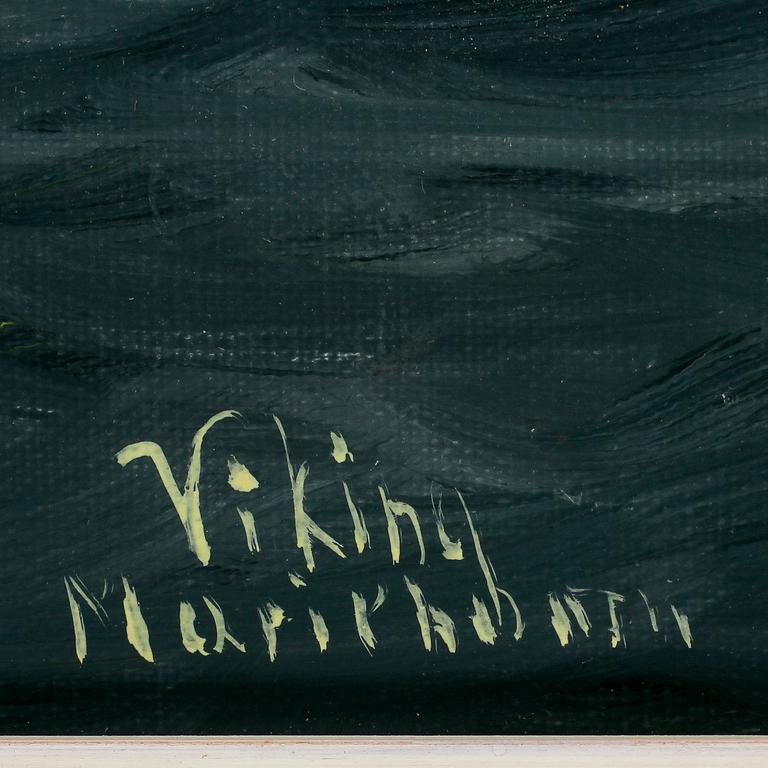 HUBERT LINDSTRÖM, olja på duk, signerad.