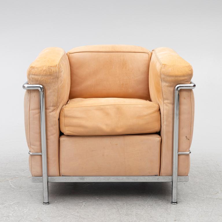 Le Corbusier (Charles-Édouard Jeanneret), , Pierre Jeanneret & Charlotte Perriand, fåtölj, "LC2", Cassina, Italien.