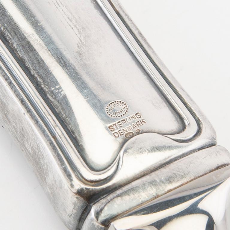 Harald Nielsen, bestick 73 dlr silver "Old Danish" Georg Jensen.