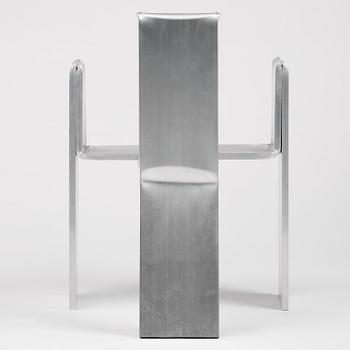 David Taylor, stol, unik, "Aluminium Chair", Studio Mellösaverken, Sverige, 2025.