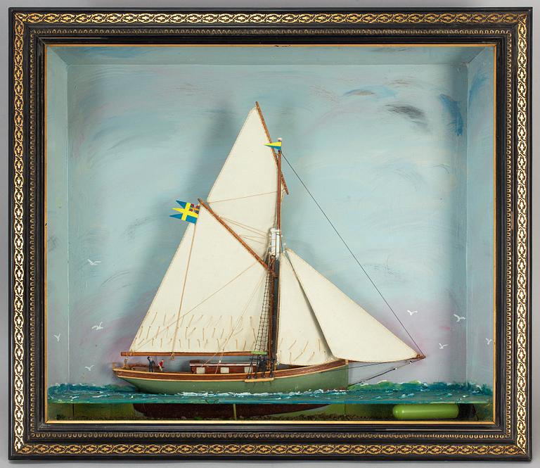 DIORAMA, halvmodell, 1900-talets första hälft.