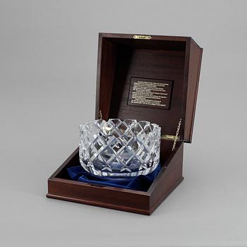 SKÅL, glas, Sofiero, Gunnar Cyrén, Orrefors, 1900-talets andra hälft.