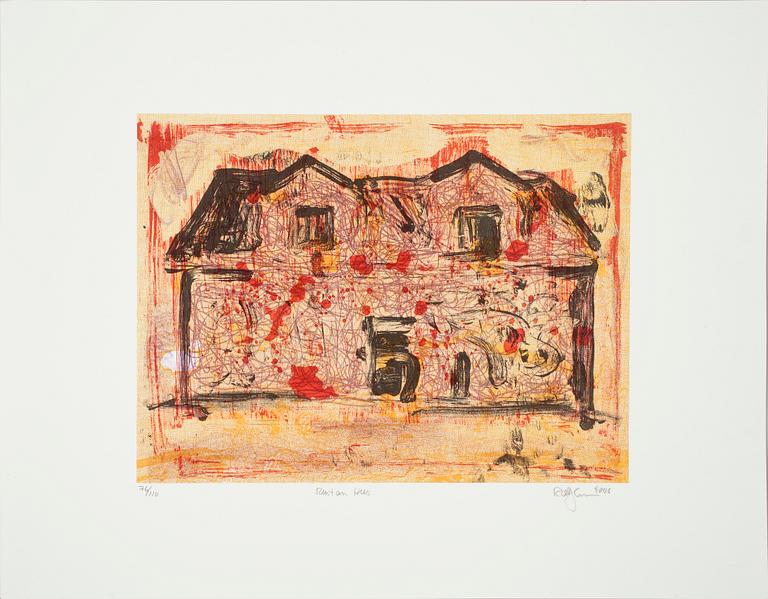 ROLF HANSON, färglitografi, sign o numr 76/110.