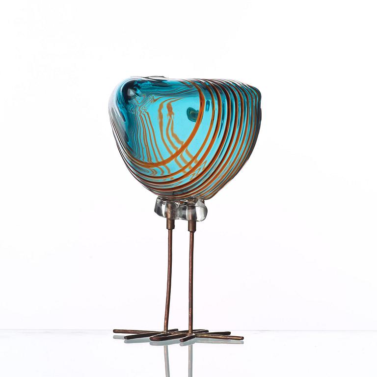 Alessandro Pianon, a 'Pulcino' glass bird, Vistosi, Italy 1960's.