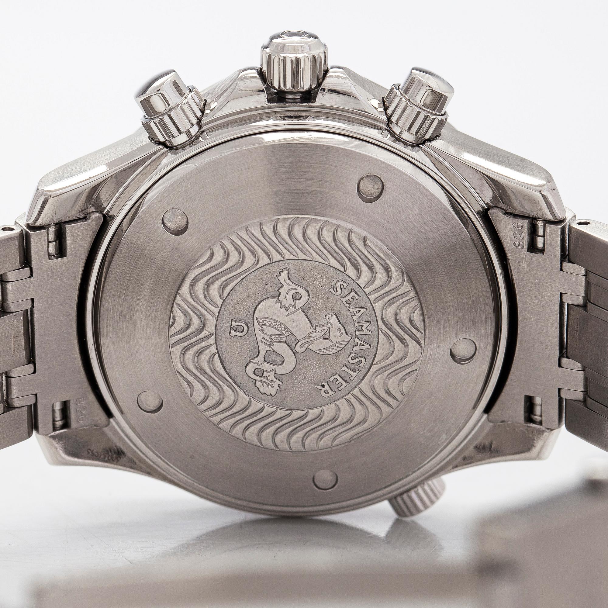 Omega, Seamaster, kronografi, rannekello, 41,5 mm.