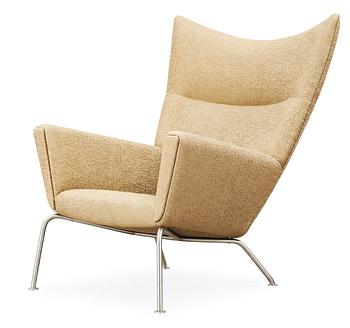 53. A Hans J Wegner 'Wing chair', CH-445, Carl Hansen & Søn, Denmark.