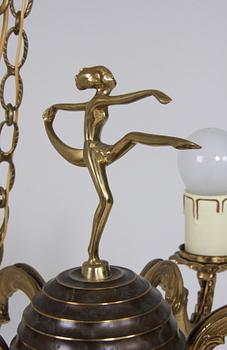 TAKARMATUR, 6 ljusarmar, art deco.