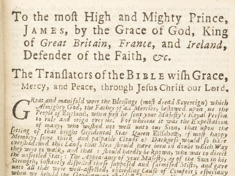 BOKBAND,"Holy Bible, Containing The Old and New Testaments..." Tryckt hos James Watfon, Edingburgh 1716.