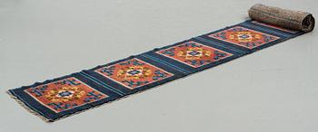 MATTO, A MEDITATION RUG, a semi-antique Ningxia probably, China, ca 594,5 x 61-64,5 cm.