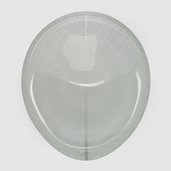 Tapio Wirkkala, A glass bowl "Lehti" (Leaf), signed Tapio Wirkkala Iittala -55.