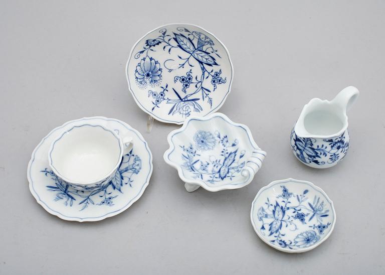 SERVISPORSLIN, 12 del, porslin, Meissen.