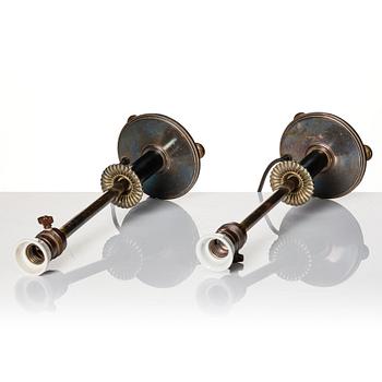 Erik Tidstrand, bordslampor 1 par, modell "28481", Nordiska Kompaniet, 1930-tal.