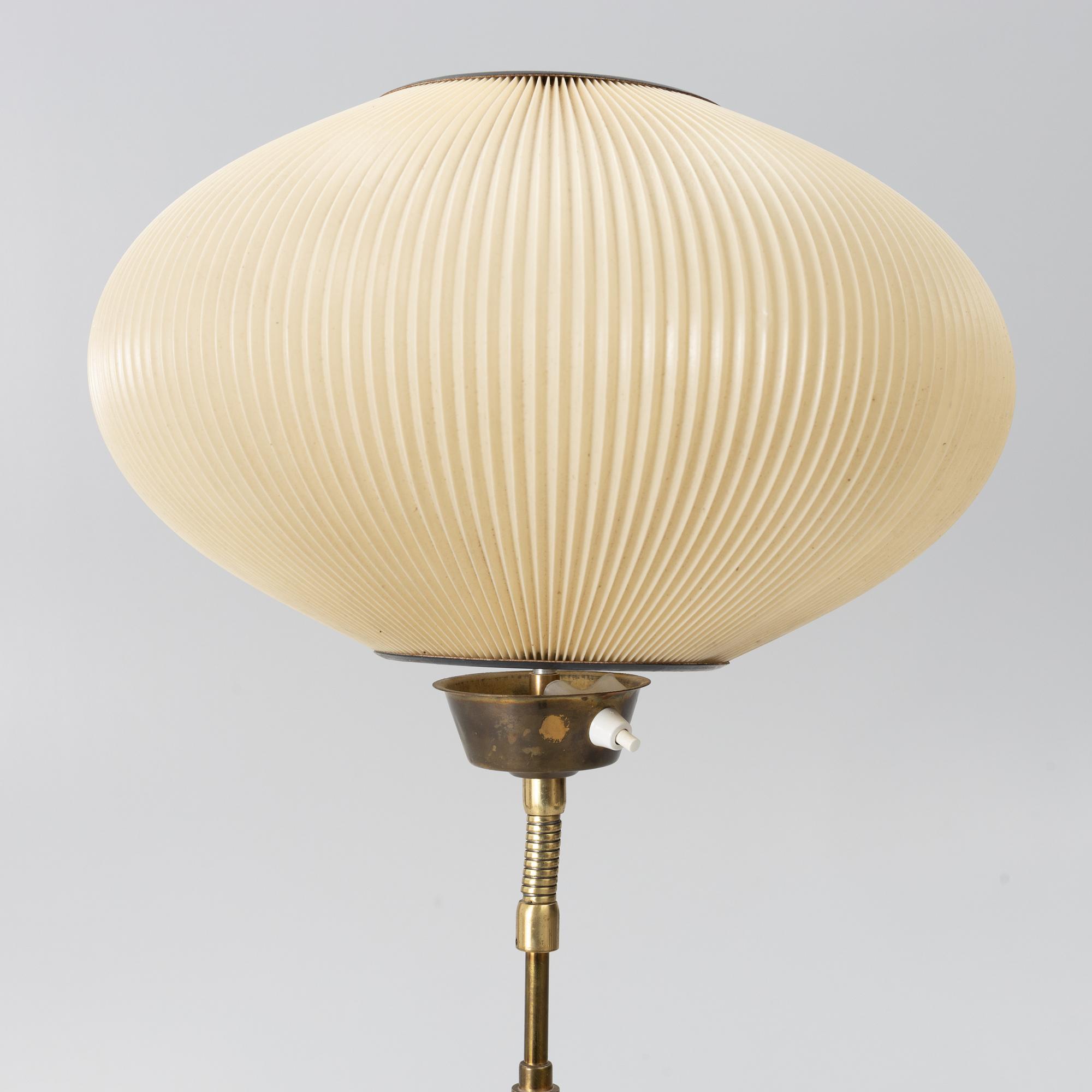 A floor lamp, 1950s.