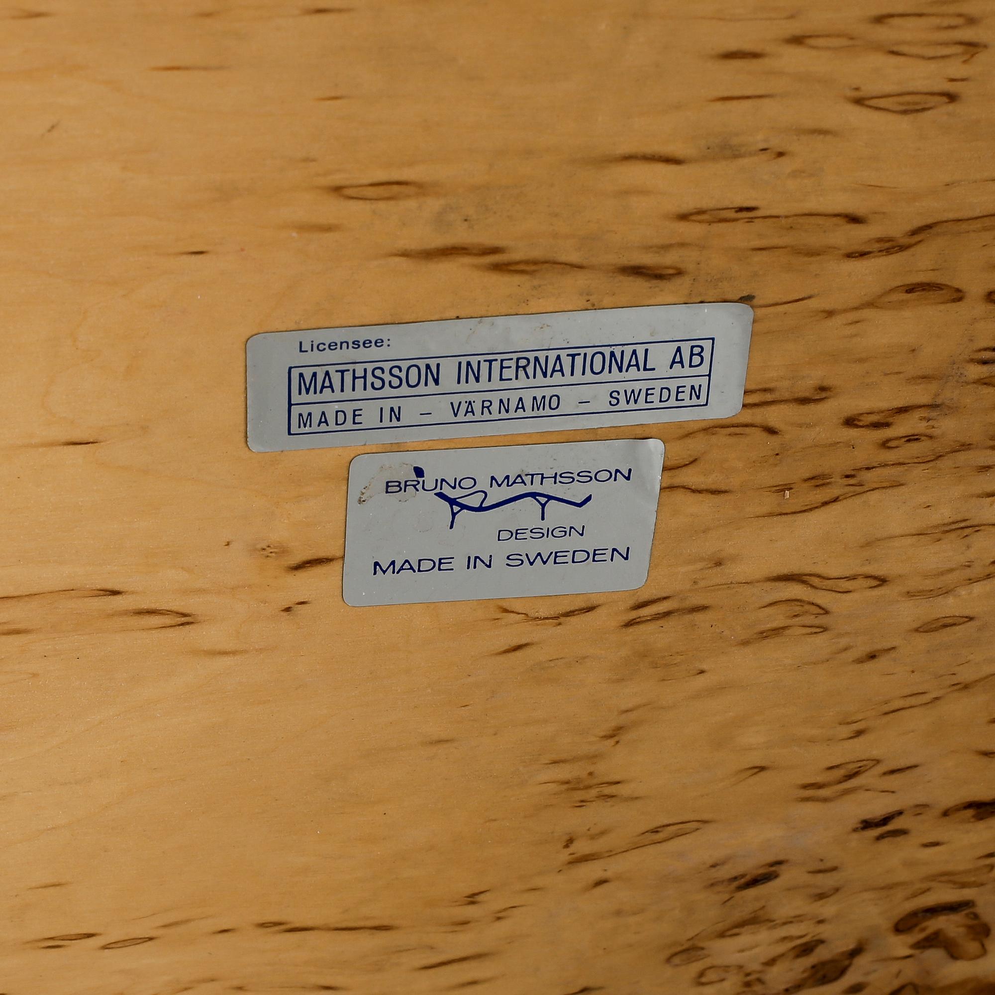 SOFFBORD, "Karin", Bruno Mathsson, Mathsson International AB.