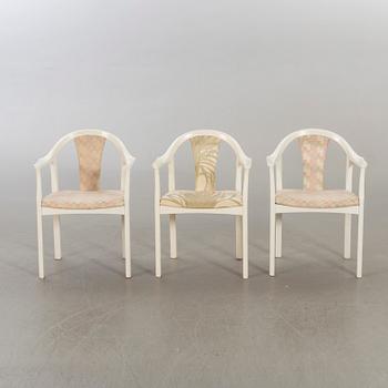 A SET OF SIX ARMCHAIRS "HÄGERN" BY OLOF PIRA.